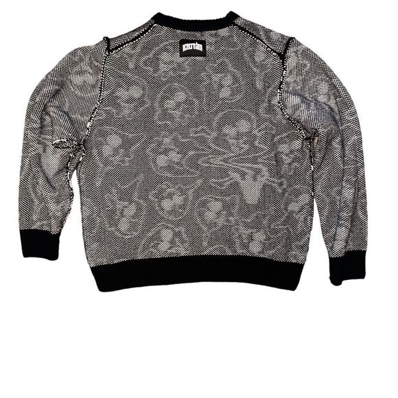 Size 3X IceCream‎ Men’s Sweater Black White Graphic All Over Print - Picture 13 of 13